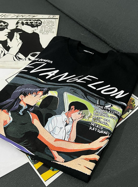 CLFC EVA福音战士葛城ミサトSonic Youth音速青年T-Shirt长袖短袖