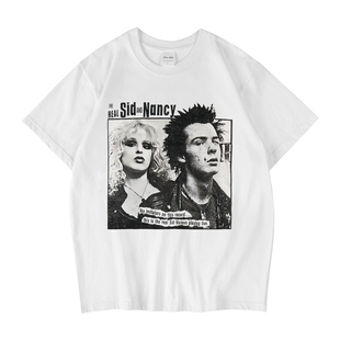长袖 CLFC Vicious白色宽松T恤短袖 Pistols乐队席德维瑟斯Sid Sex