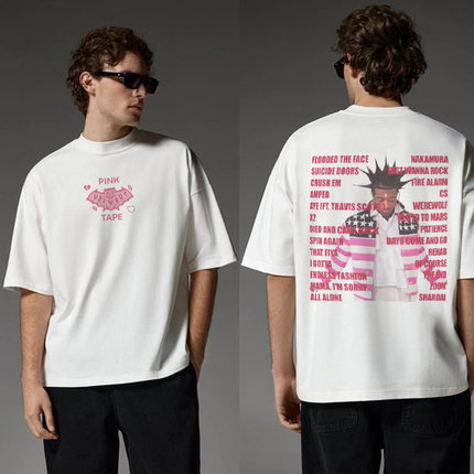 CLFC Lil Uzi Vert Pink Tape小乌兹HIP短袖Customized T-shirt