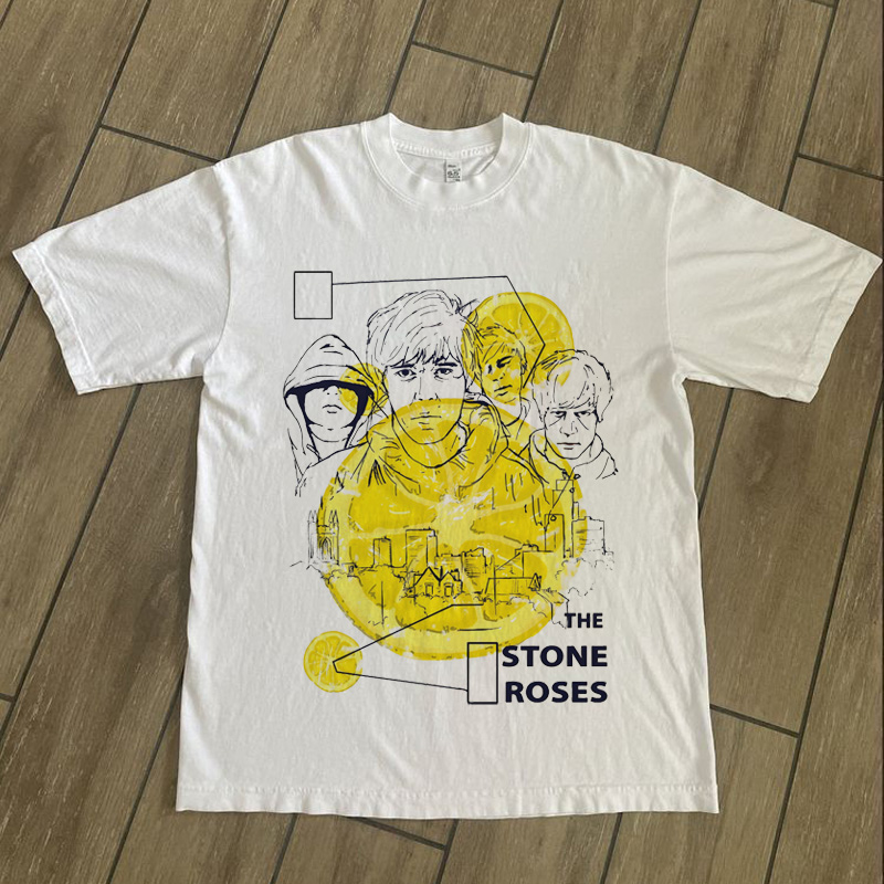 CLFC The Stone Roses石玫瑰摇滚乐队数码直喷美式街头长短袖T恤