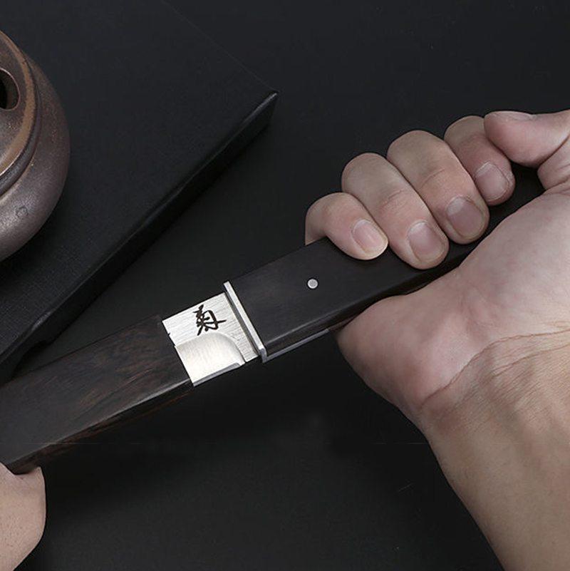 便携吃手把肉小刀蒙古小刀锋利水果刀户外D2钢牛排刀家用分割刀具