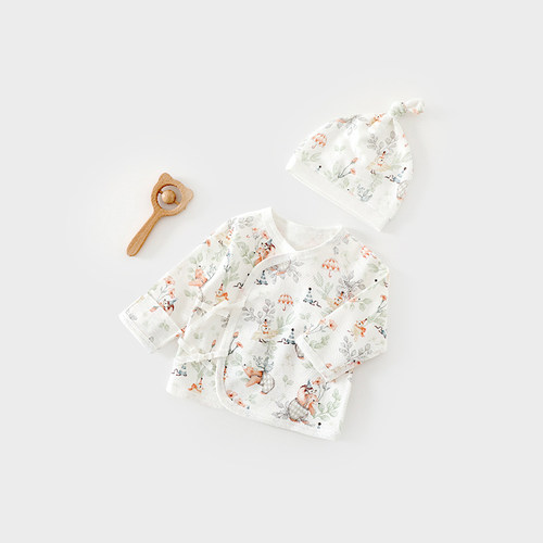 新生婴儿半背衣纯棉a类男女宝宝