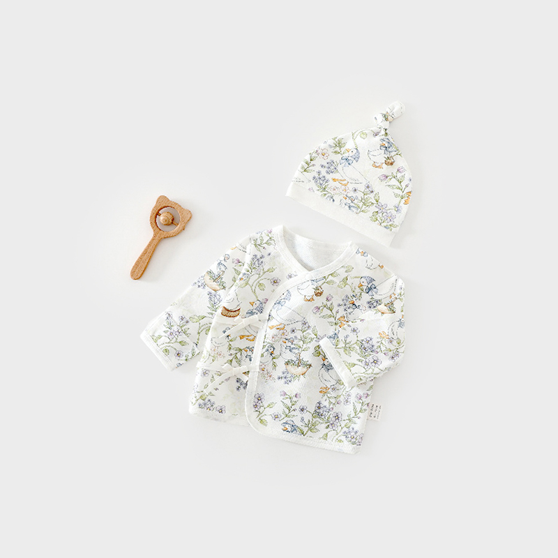 新生婴儿半背衣纯棉a类春秋款