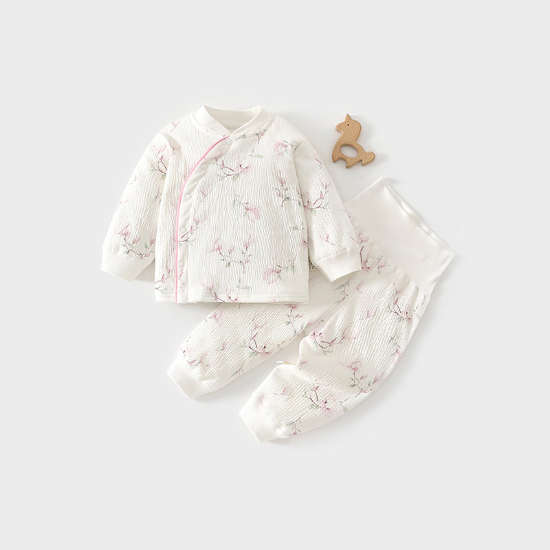 女宝宝夹棉分体套装婴儿高腰护肚棉服冬季两件套40g薄棉保暖套装,童装/婴儿装/亲子装,连身衣/爬服/哈衣,淘宝优惠券,粉丝福利购,淘宝优惠卷