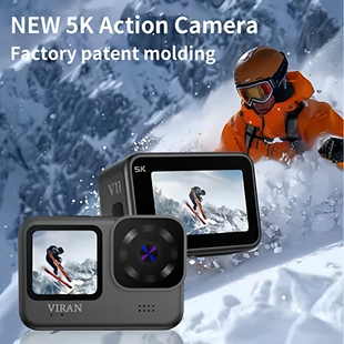 带遥控Cam前后双显屏防水款 新品 户外骑行运动4K高清相机ActionV9