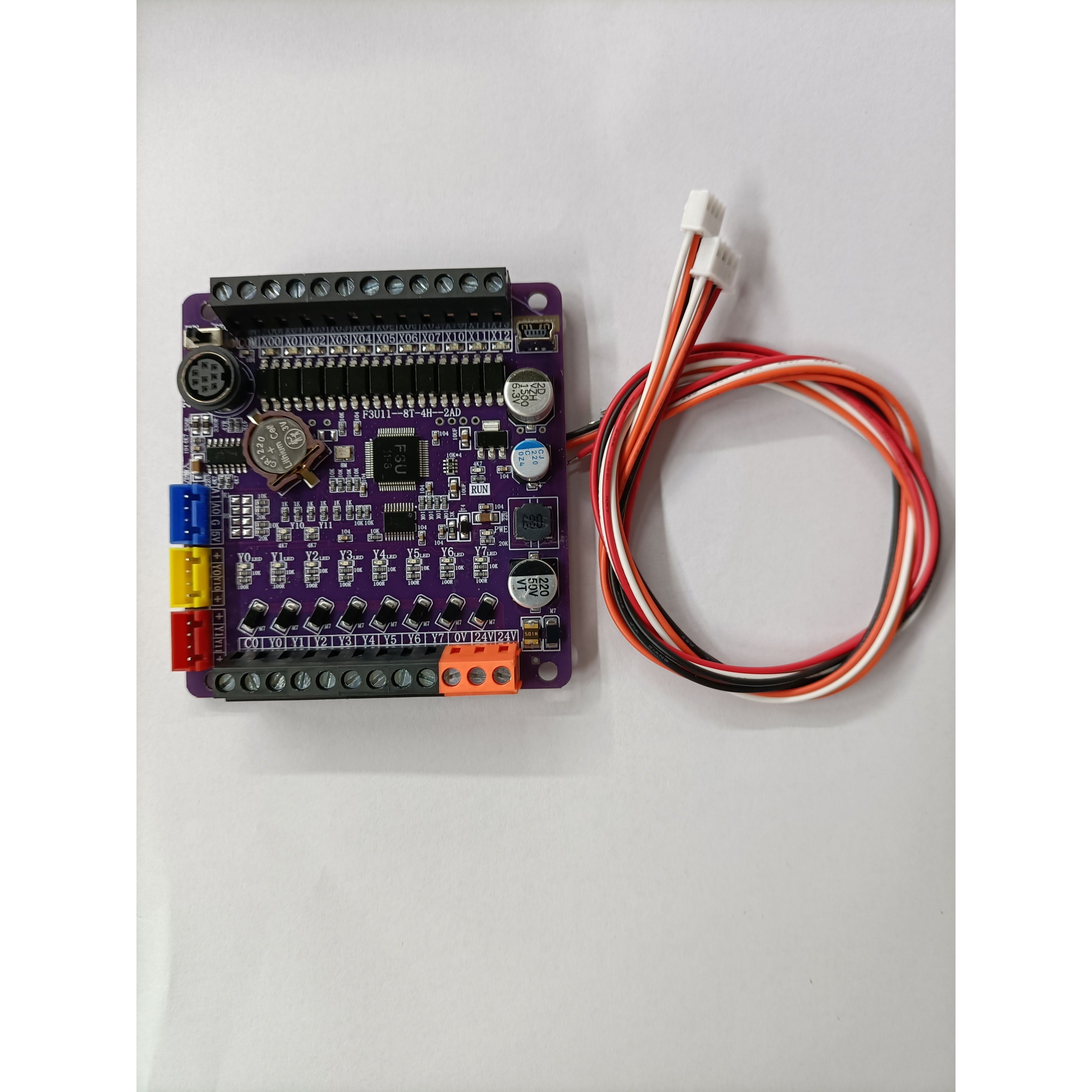 国产Fg新型三联菱工控制板F3U11-8T-2Ad-485高速脉冲可编程控制器