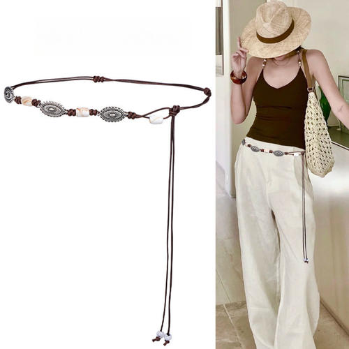 【超赞！！民族风编织腰带！！】