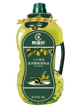 醇u工坊玉米橄榄桶装亚麻籽油