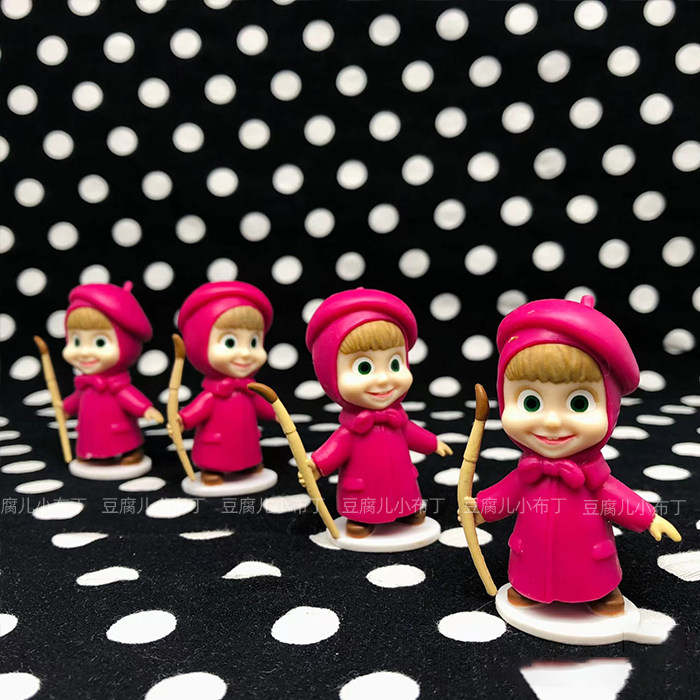 【豆腐儿小布丁】小玛莎 手办  玛莎与熊 小红帽 摆件手办