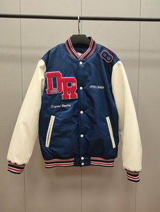 步卡德 冬季新款棒球服男棉衣加厚外套保暖飞行员情侣夹克