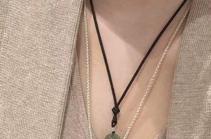 手工编织项链绳子黄金吊坠挂绳玉佩翡翠蜜蜡牌子粗男女款