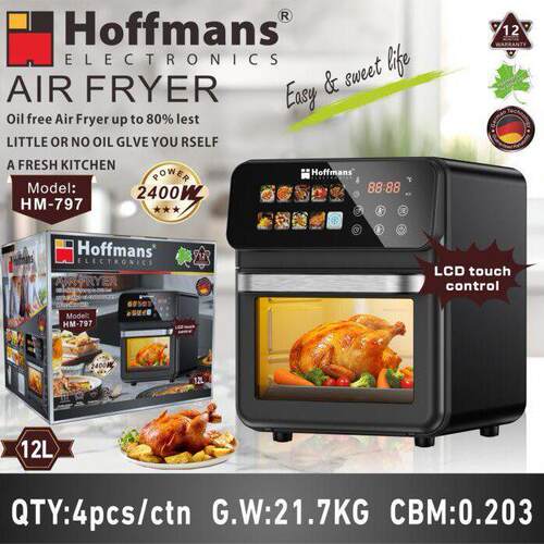 出口Hoffmans 电炸锅 797  Air Fryer 12L   4PCS/CTN