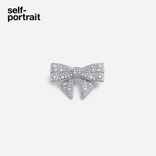self-portrait珍珠钻饰蝴蝶结