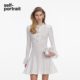 self 气质蕾丝领针织连衣裙 象牙白法式 portrait 2026春夏新款