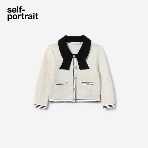 self-portrait针织外套开衫