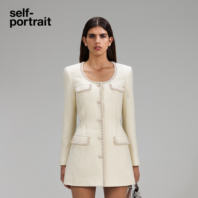 self-portrait2023早春连衣裙