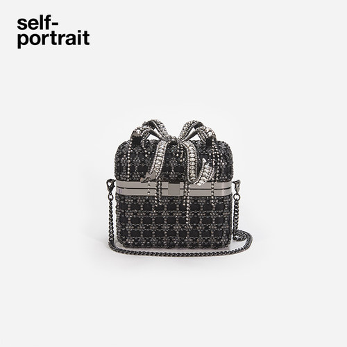 self-portrait小方盒手拿包
