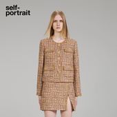 秋冬驼金色小香风千金圆领外套 portrait 唐艺昕同款 self