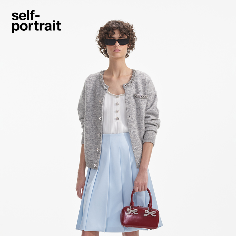 self-portrait针织开衫外套