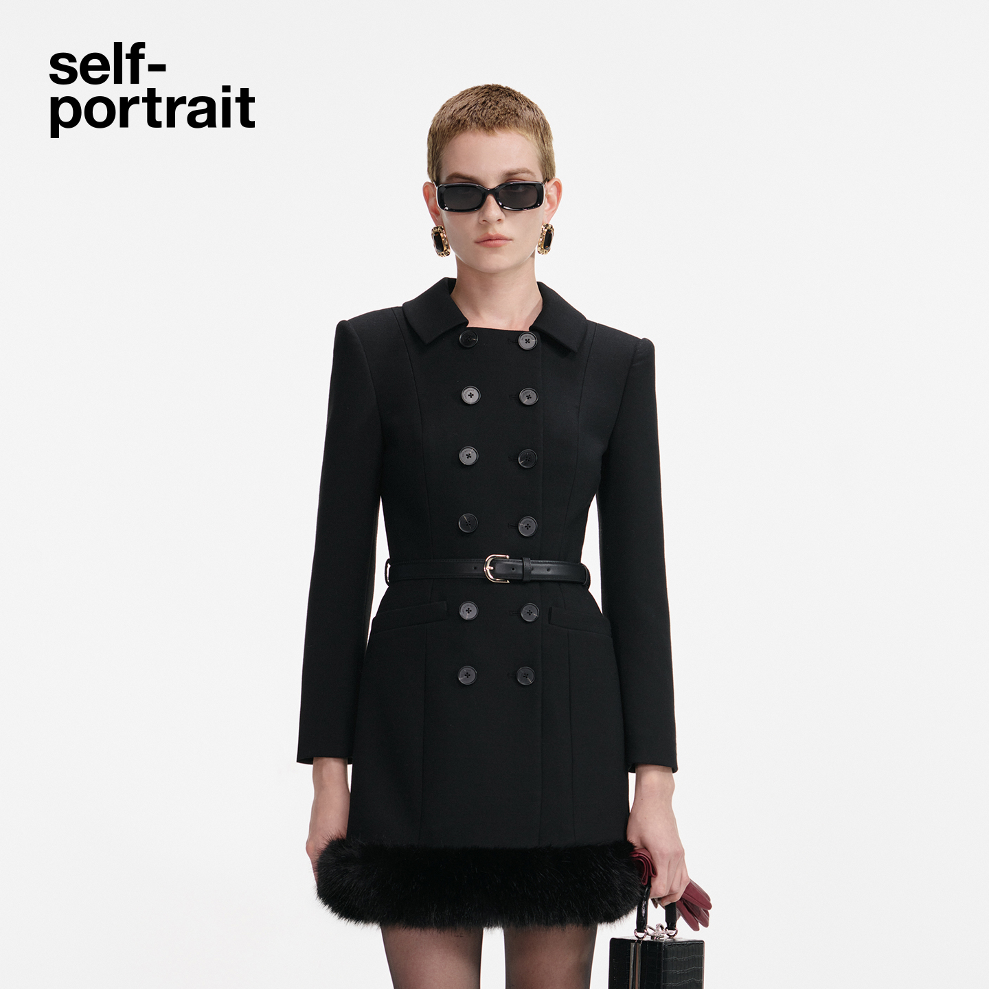 self-portrait西装连衣裙