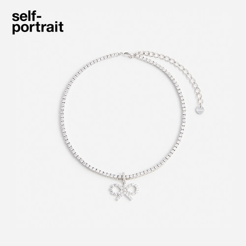 self-portrait锁骨项链choker