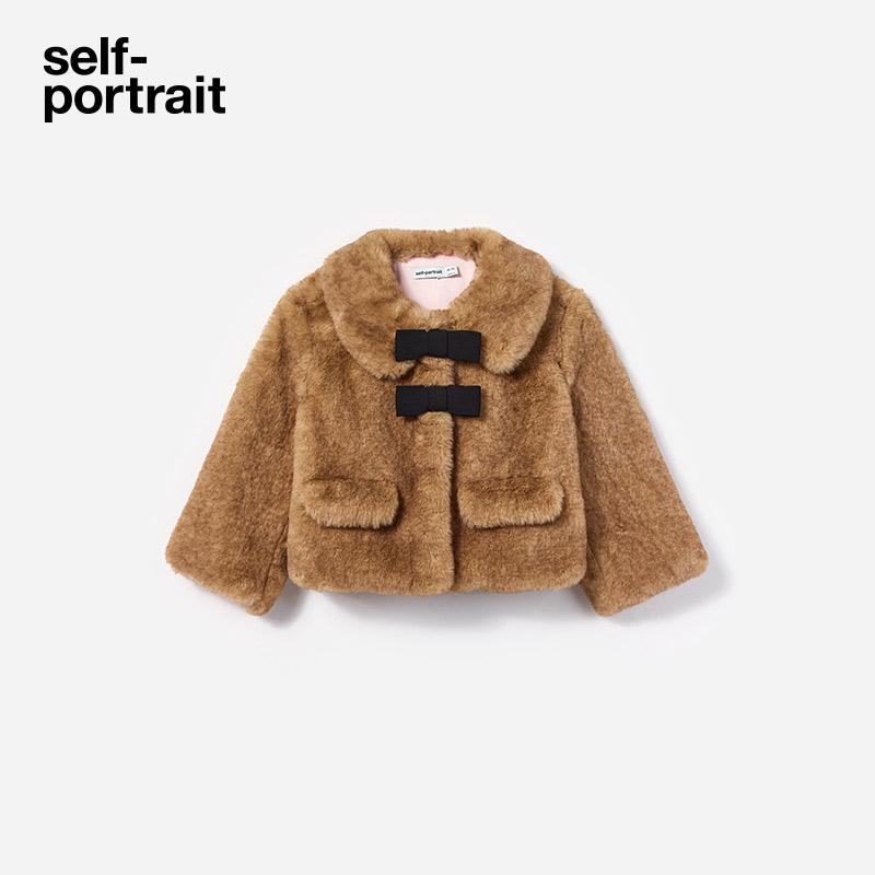 self-portrait仿皮草外套