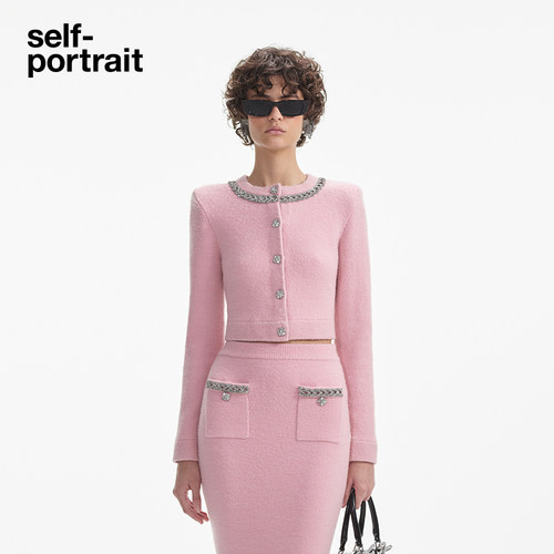 self-portrait千金风针织外套
