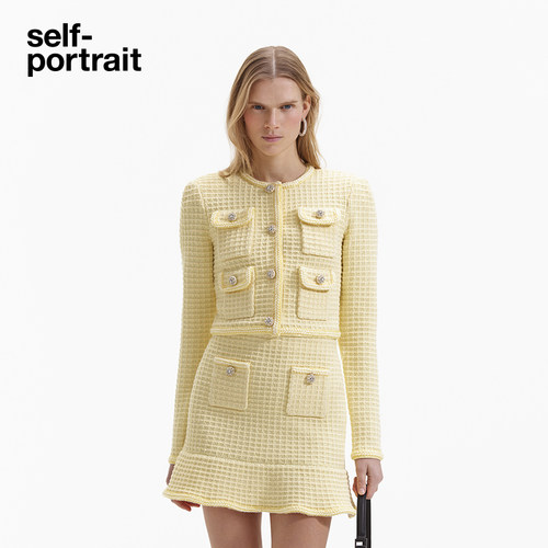 self-portrait针织小香风上衣