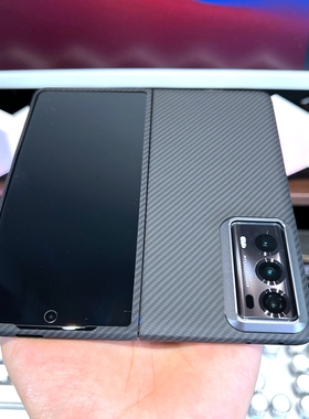 适用于荣耀magicV2手机壳折叠屏凯夫拉v2至臻版个性创意VER-AN10碳纤维细纹600D网红款honor奢华轻薄款保护套