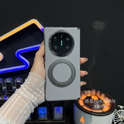 华为matex6手机壳磁吸旋转支架薄