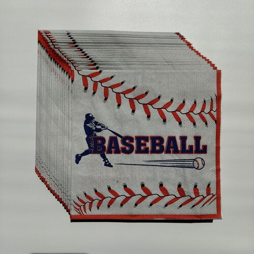 棒球运动主题生日派对纸巾 Baseball Sport Paper Napkins Party