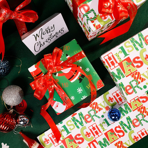 Christmas Gift Wrapping Paper Roll 300*43cm圣诞节礼物包装纸