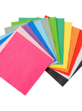 Solid Color Paper Napkins Party 纯色生日婚礼派对餐巾纸巾25cm