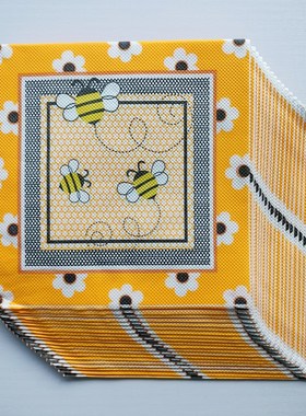 Bee Party Decorative Paper Napkins Decoupage 春夏蜜蜂餐巾纸