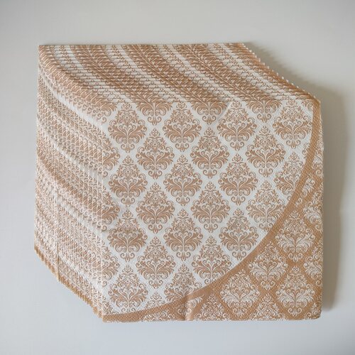 Bohemian Golden Paper Napkins Wedding 波西米亚风格派对餐巾纸