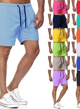 Pocket Swimming Shorts For Men Swimwear Man Swimsuit Swim Tr