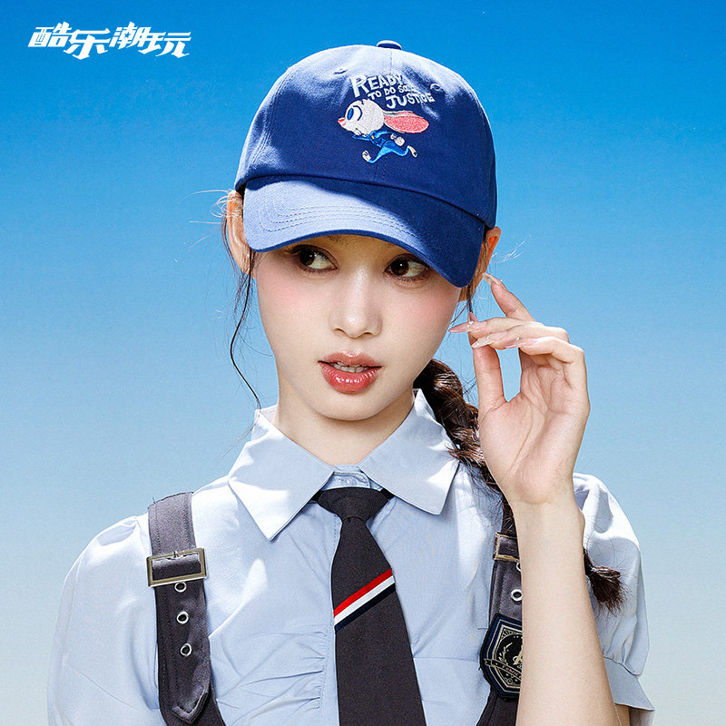 酷乐潮玩正版迪士尼疯狂动物城棒球帽遮阳新款精致刺绣可爱鸭舌帽