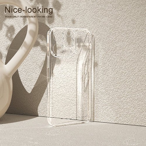 适用新款iphone16手机壳苹果15promax/13/12纯色14pro透明软套7/17网红8plus/xr/11/6/xsmax简约小清新女男款