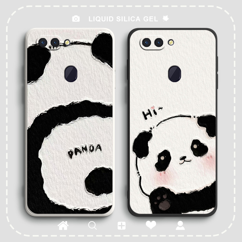 小熊猫适用oppor15手机壳oppor17保护套标准版r15梦境版r17pro新款液态opr15x女款oppo全包防摔潮牌新年