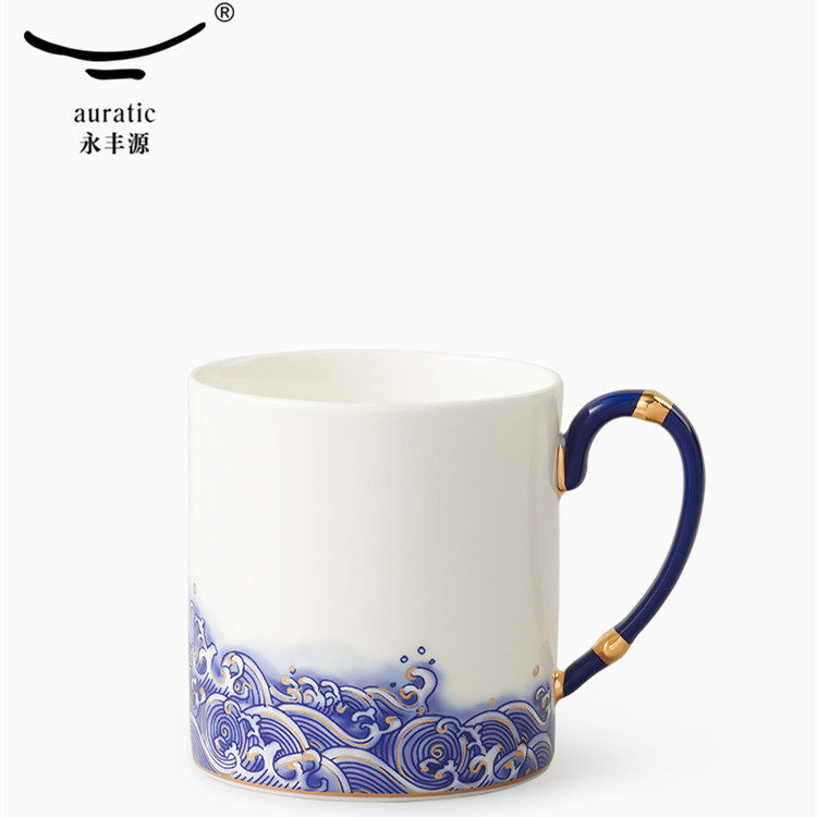 国瓷 永丰源 先生瓷海上明珠350ml马克杯 陶瓷水杯茶杯轻奢礼品