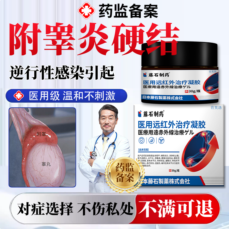 睾丸炎附睾炎阴囊硬块结节精索静脉曲张专用囊肿增大片药房同款CF