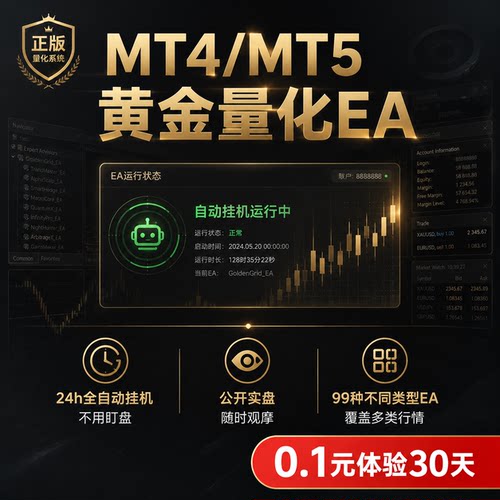 EA交易MT5/MT4量化策略定制服务