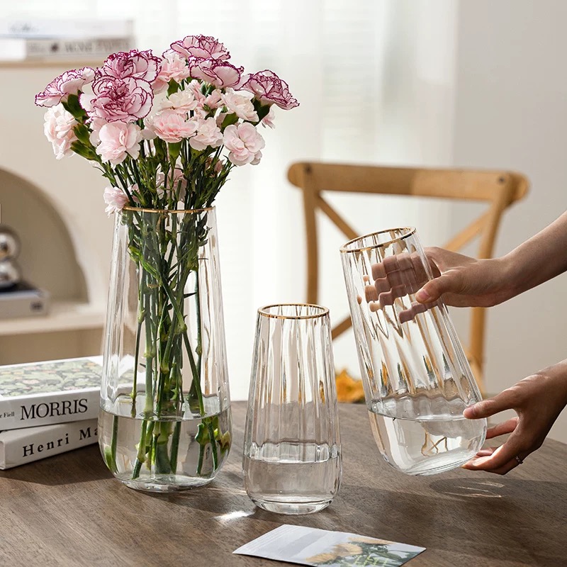 轻奢小花瓶摆件客厅插花高级感