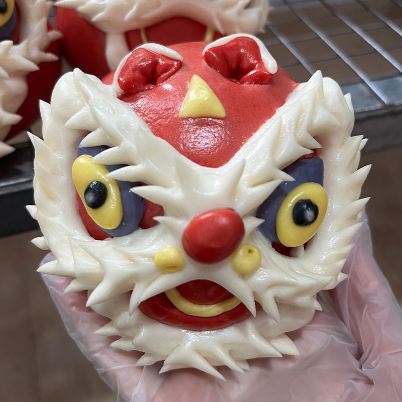 花馍馍周岁生日寿桃包抓周食