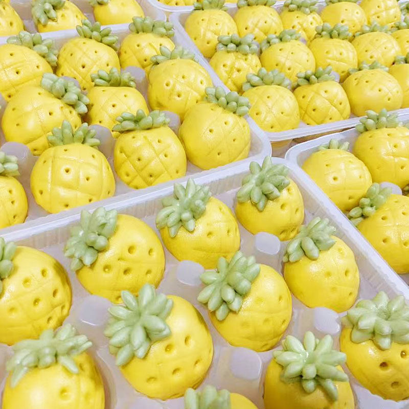 【损坏包赔】凤梨包夹心馒头加热即食儿童卡通造型早餐营养小点心