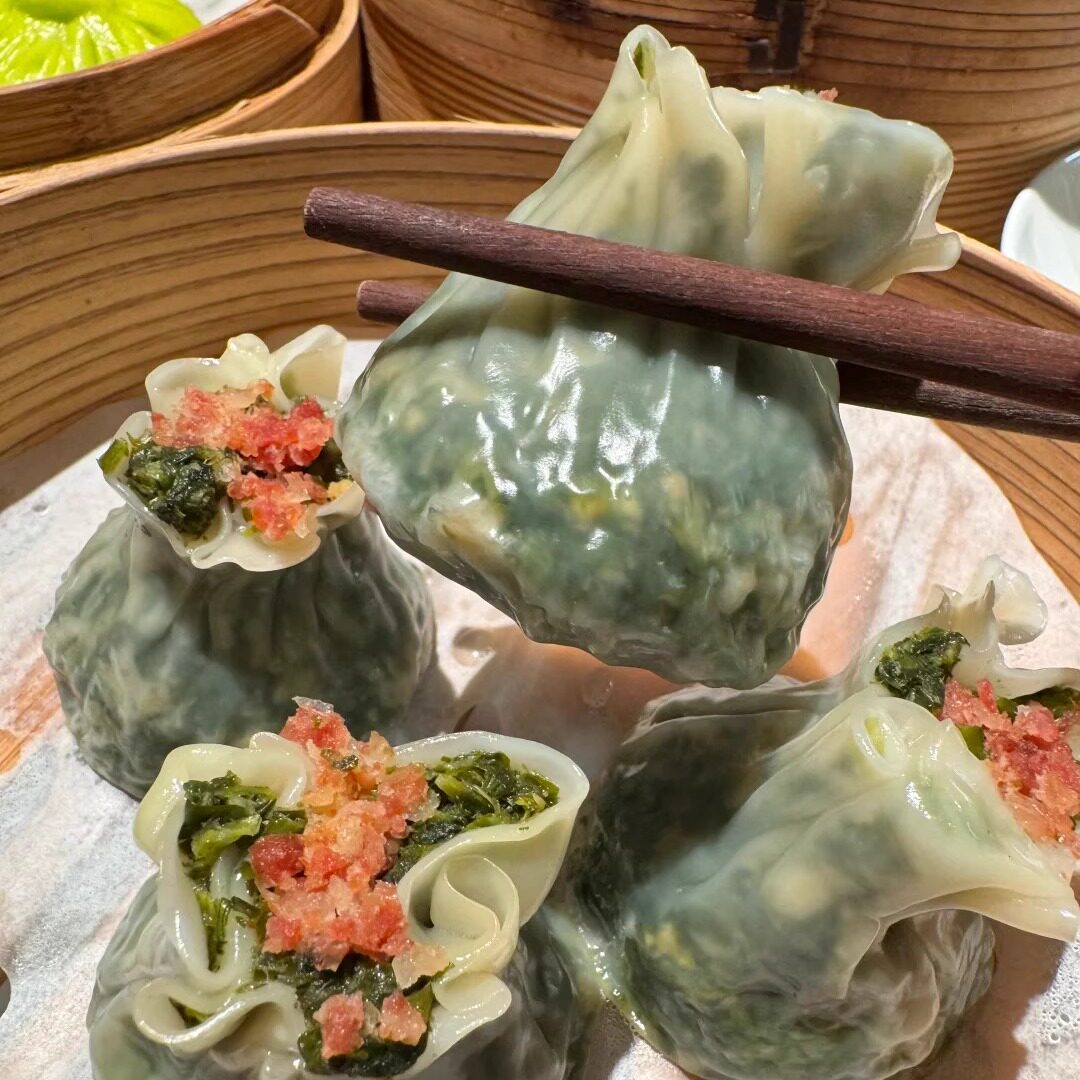 翡翠纸皮烧麦素烧卖早餐半成品懒人速食扬州特色加热即食速冻面点