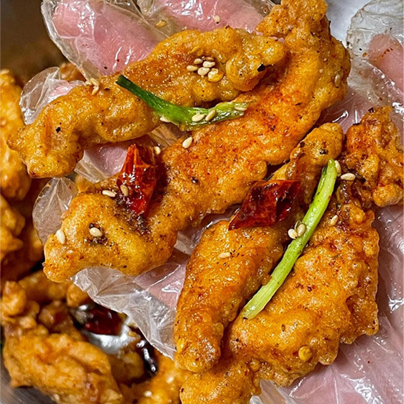 小酥肉油炸加热火锅食材半成品美食空气炸锅商用小吃火锅店商用