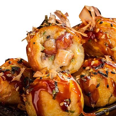 章鱼小丸子家用空气炸锅食品