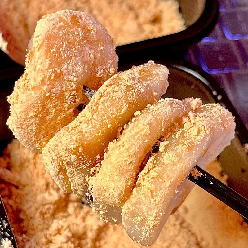 粘粉麻糍开袋即食低脂零食儿童学生适合在家屯的速食营养健康