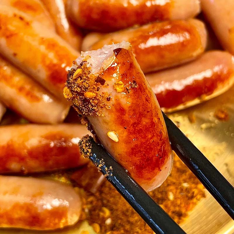 韩式小烤肠齐齐哈尔烤肉风干烤肠风味脆皮爆汁小香肠烧烤火锅食材
